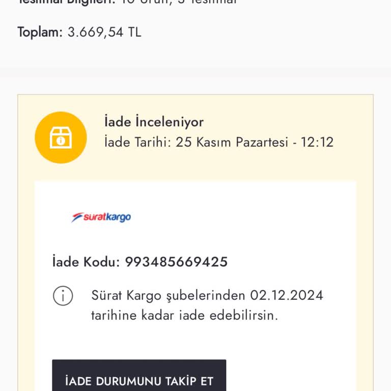 Boyner Online İade Sürecinde Gecikme Ve İletişim Sorunları