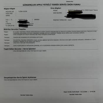 Kusurlu İphone Satışı Ve Yetersiz Müşteri Hizmeti