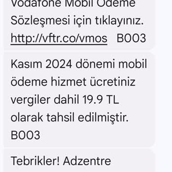 Vodafone'un Haksız Kazanç Sağlayan Ücretli Üyelik Yanıltmacası