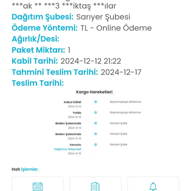 Teslim Edilmeyen Sipariş Ve Yetersiz Müşteri Hizmeti