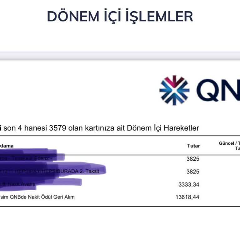QNB Kampanya Ödülü Sebepsiz Geri Alındı