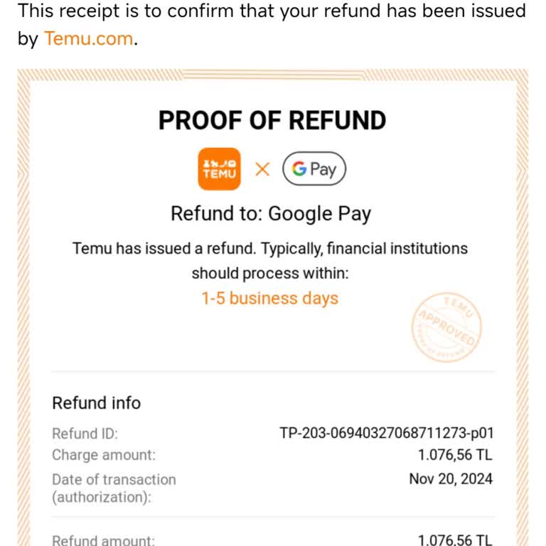 İptal Edilen Alışverişin İadesi Gelmiyor