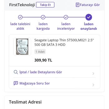 N11'de Satın Aldığım HDD'nin İade Sürecinde Yaşadıklarım