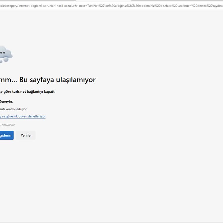 TurkNet İlgisizliği Ve Engellenen Başvurular