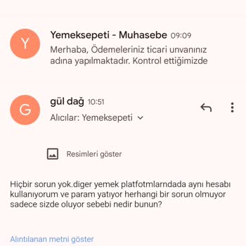 Yanlış IBAN Nedeniyle Ödeme Sorunu