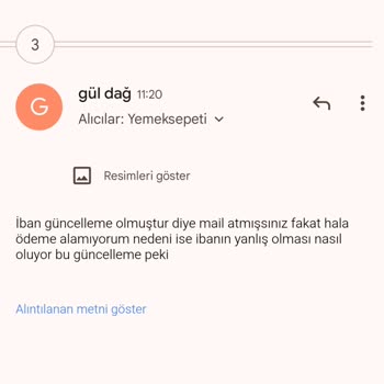 Yanlış IBAN Nedeniyle Ödeme Sorunu