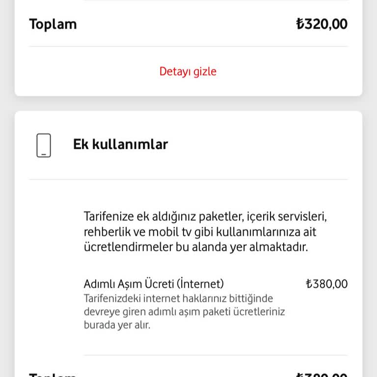 Haksız Ekstra Fatura Ücreti