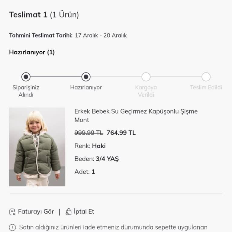 Teslimat Tarihi Geçen Sipariş Mağduriyeti