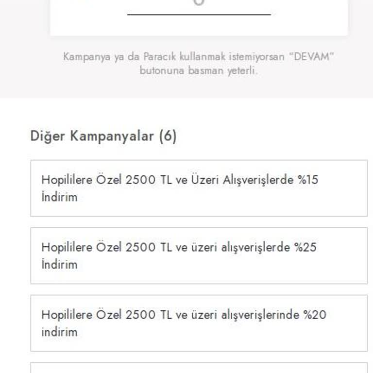 Boyner'de Hopi Kampanyalarını Kullanamama Sorunu