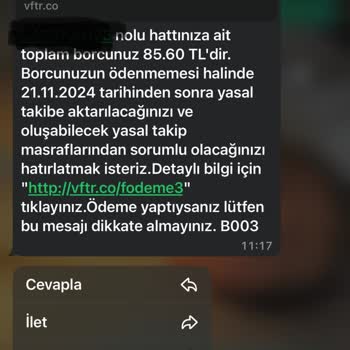 Kullanılmayan Hat İçin Beklenmedik Fatura Şoku
