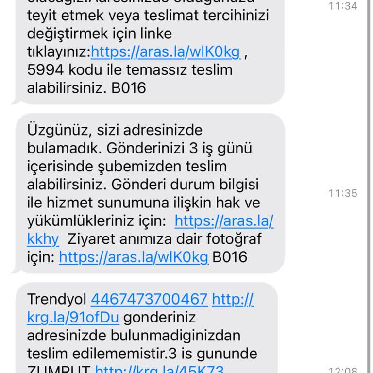 Aras Kargo'nun Güvenilmez Teslimat Sorunları