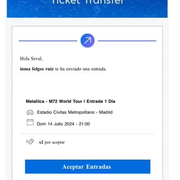 Problemas al comprar entradas de Metallica en Ticketmaster