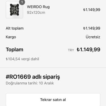 Sipariş Sonrası İletişimsizlik Ve Para İadesi Talebi