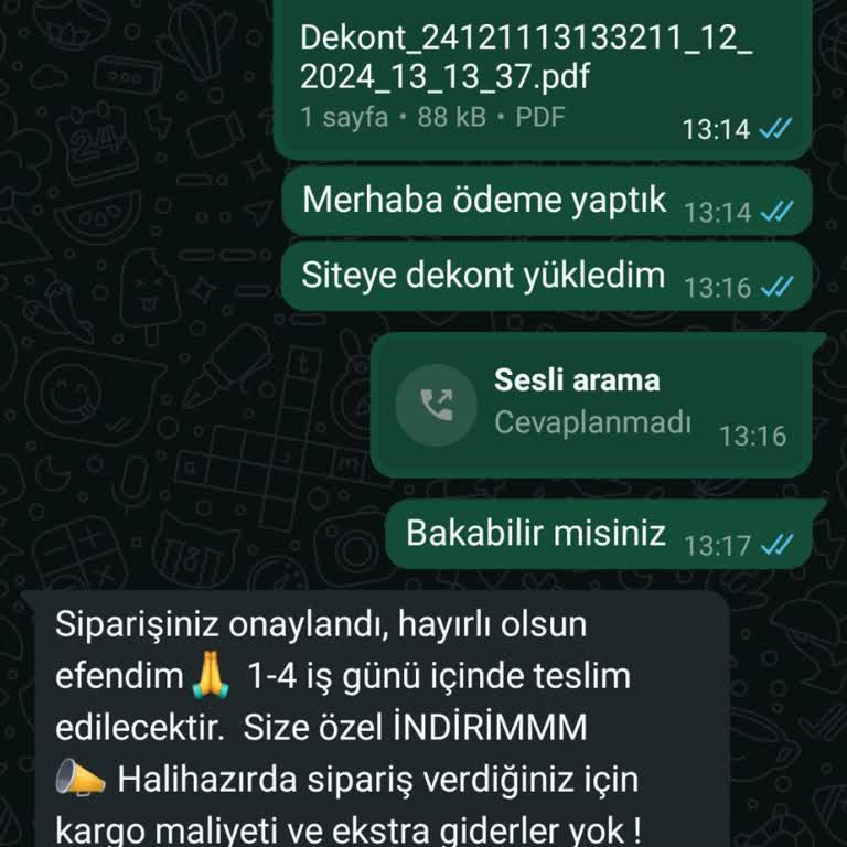 Sipariş Ve İletişim Sorunları