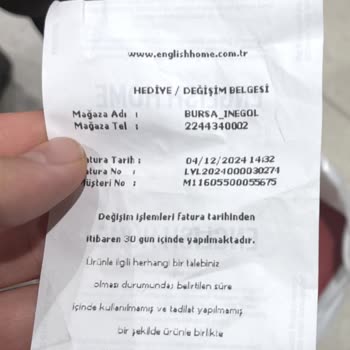 Kusurlu Ürün İçin Değişim Talebi Reddedildi