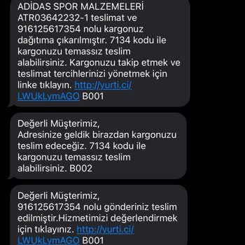 Adidas Siparişimin Değişim Sürecinde Yaşadığım Sorunlar
