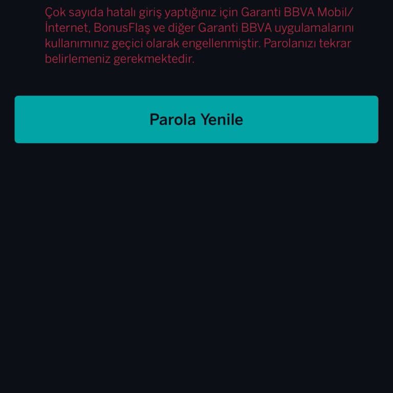 Garanti BBVA Uygulamasında Erişim Sorunu Ve Müşteri Hizmetleri Çıkmazı