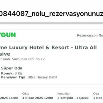 Rezervasyon Kabusu: Enuygun.com Ve Mylome Luxury Otel