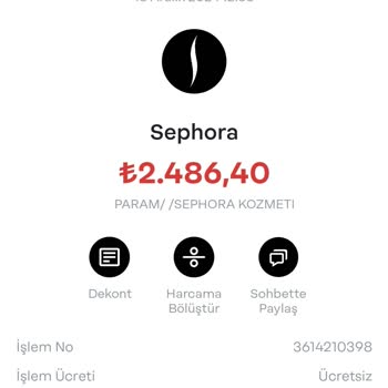 Sephora Alışverişinde Sipariş Ve Puan Sorunu