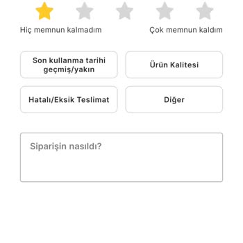 Migros Hemen: Yanlış Ve SKT Geçmiş Ürün Gönderimi