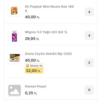 Migros Hemen: Yanlış Ve SKT Geçmiş Ürün Gönderimi