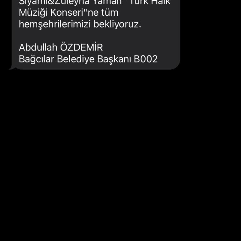 Bağcılar Belediyesi'nin Bitmeyen SMS Yağmuru
