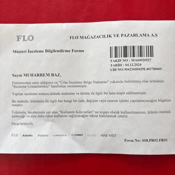 FLO Mağazasından Alınan Ayakkabıda 9 Ayda Beklenmedik Sorunlar