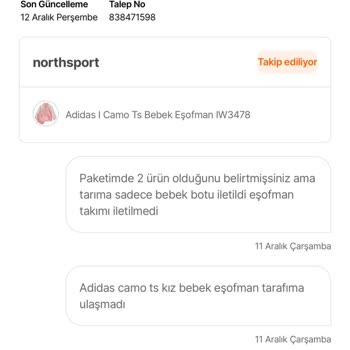 Eksik Ürün Ve İletişimsizlik Mağduriyeti