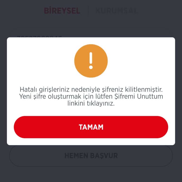 Ziraat Bank Mobil Uygulama Giriş Sorunu