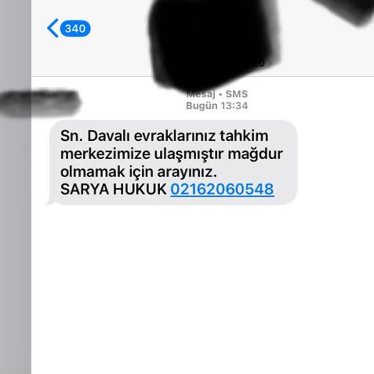 Sahte Hukuk Mesajlarıyla Psikolojik Baskı