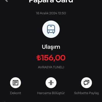 Avrasya Tüneli'nde Hatalı HGS Ücreti Ve Geciken Düzeltme