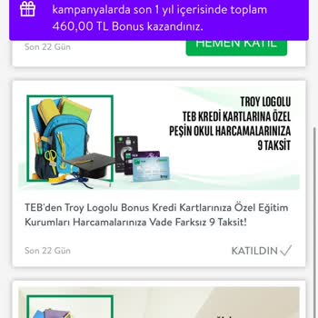 TEB Kredi Kartı Kampanyasında Mağduriyet