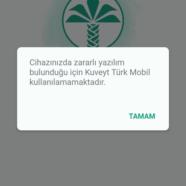 Kuveyt Türk Mobil Uygulama Erişim Sorunu