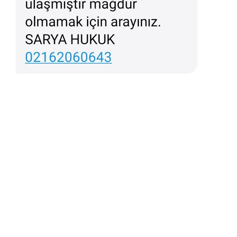 Sarya Hukuk Şikayeti!