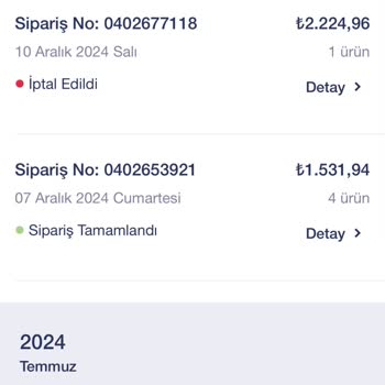 Penti Siparişlerinde Stok Sorunu Ve İptal Mağduriyeti