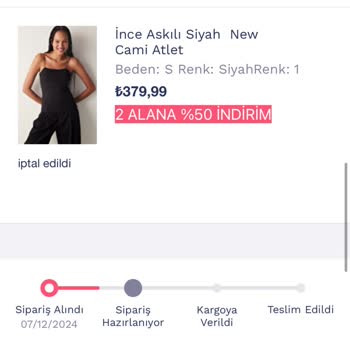 Penti Siparişlerinde Stok Sorunu Ve İptal Mağduriyeti