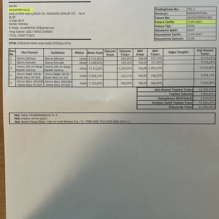 Enza Home Gardrop Servis Hizmetinde Büyük Hayal Kırıklığı