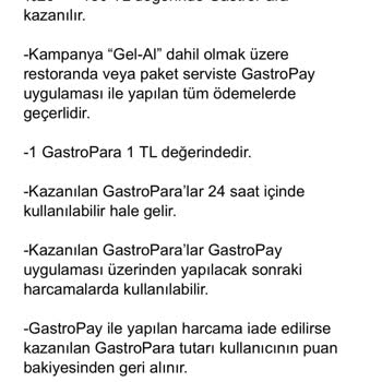 Gastro Club Gastropay Kampanyasındaki Aldatıcı Bilgiler Ve Destek Eksikliği!
