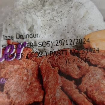 Şenpiliç BİM'den Alınan Et Dönerin Kalitesi Hakkında Şikayet