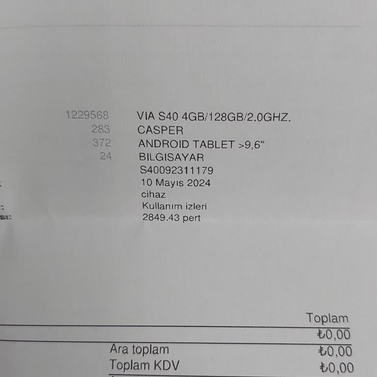 Casper Tabletlerde Garanti Ve Kasko Sorunu