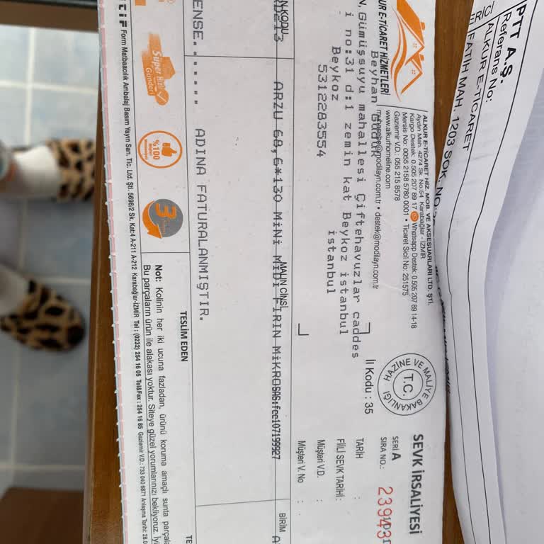 Kurulum Hizmeti Verilmeyen Ürün Teslimatı