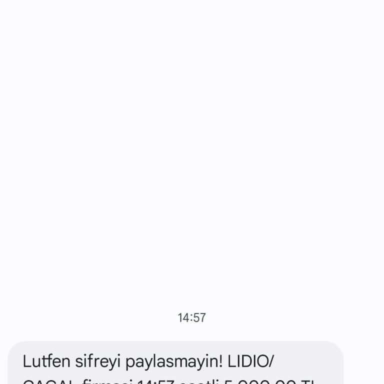 Sahte Site Yönlendirmesiyle 5000 TL Şok!