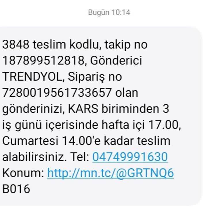MNG Kargo Kars Şubesi Teslimat Sorunu