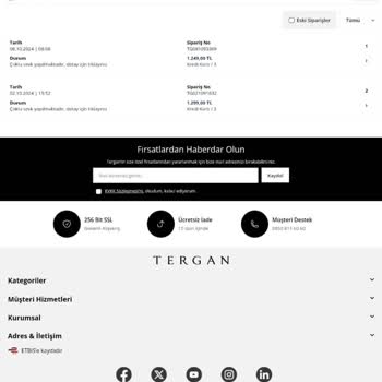 Tergan'dan Stok Ve Kalite Kontrol Sorunları