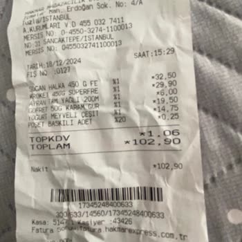 Hakmar Express'te Etiket Fiyatı Ve İade Sorunu