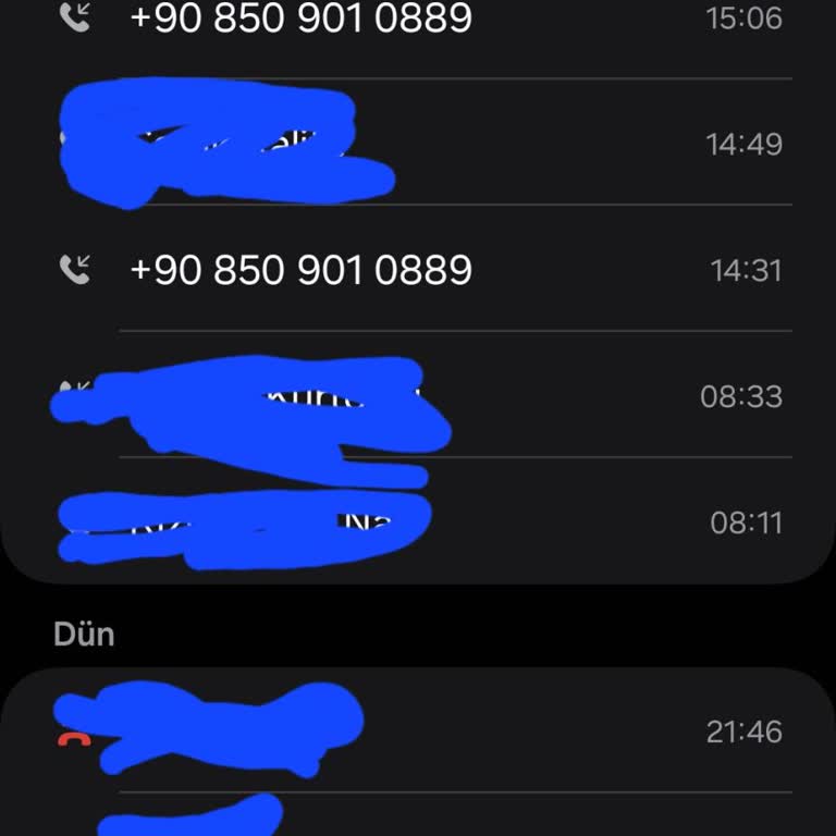 0850'li Numaralardan Sürekli Rahatsız Ediliyorum
