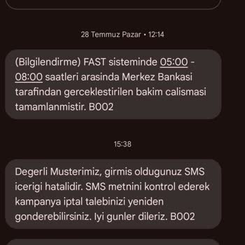 Bankanın Sürekli Gönderdiği SMS'lerden Kurtulmak İstiyorum