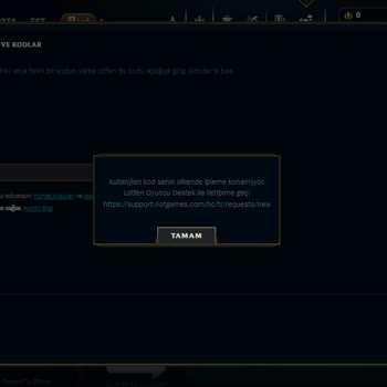 Riot Puanı İşleme Sorunu Ve Destek Eksikliği