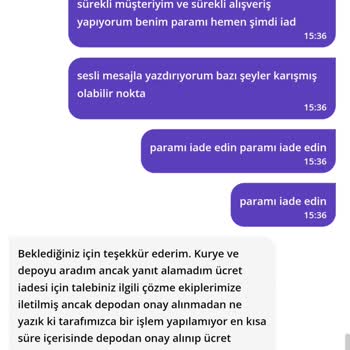 Teslim Edilmeyen Ürün Ve İade Sorunu