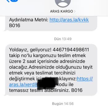 Teslim Edilmeyen Kargo Ve Yetersiz Müşteri Hizmeti
